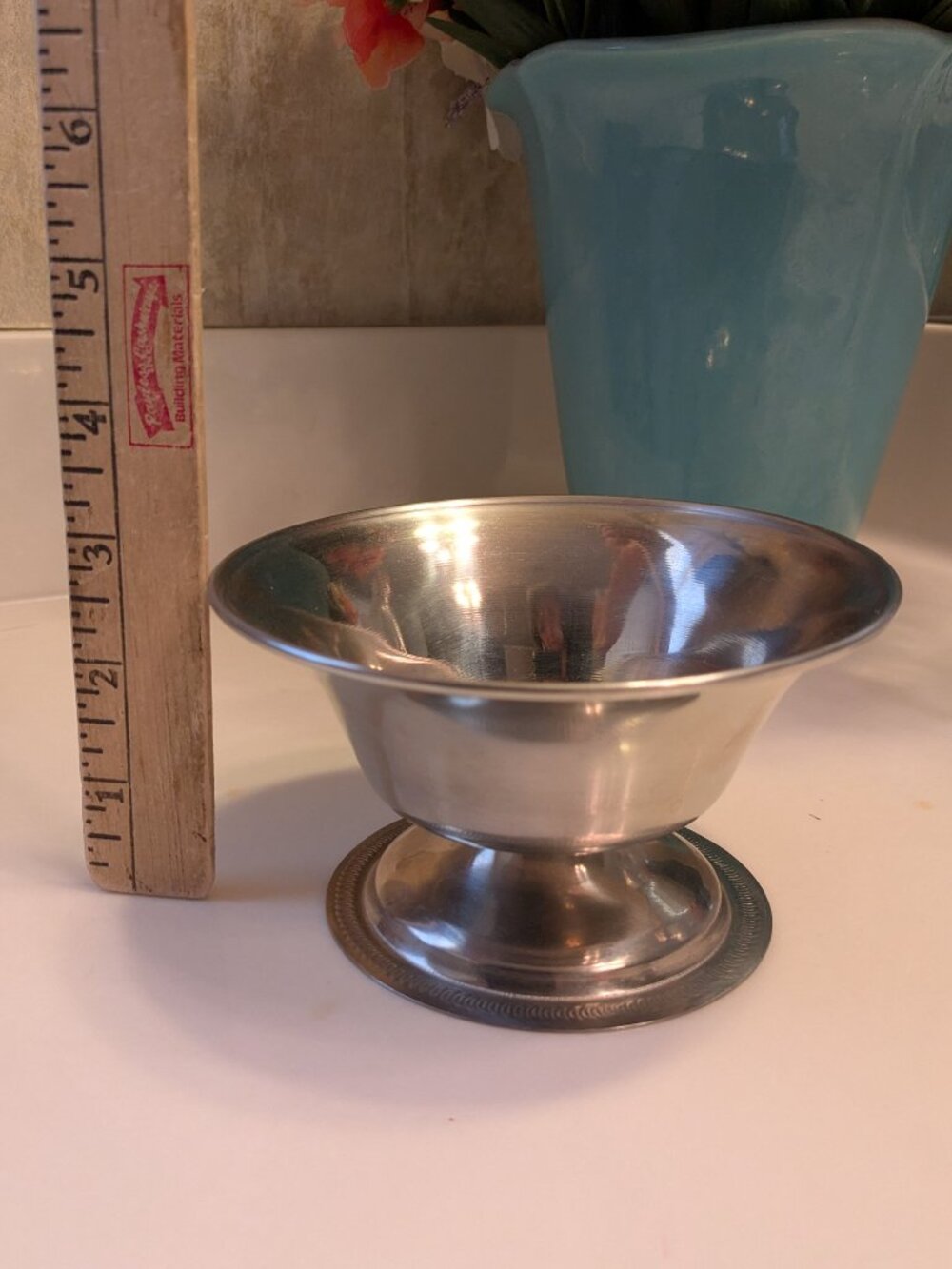 Vintage Leonard Denmark Stainless Steel Footed Compote Bowl - Picture 8 of 8